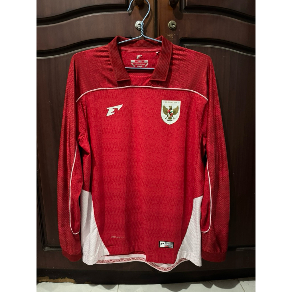 Jersey Timnas Indonesia Erspo 2025 Player Issue Second Original