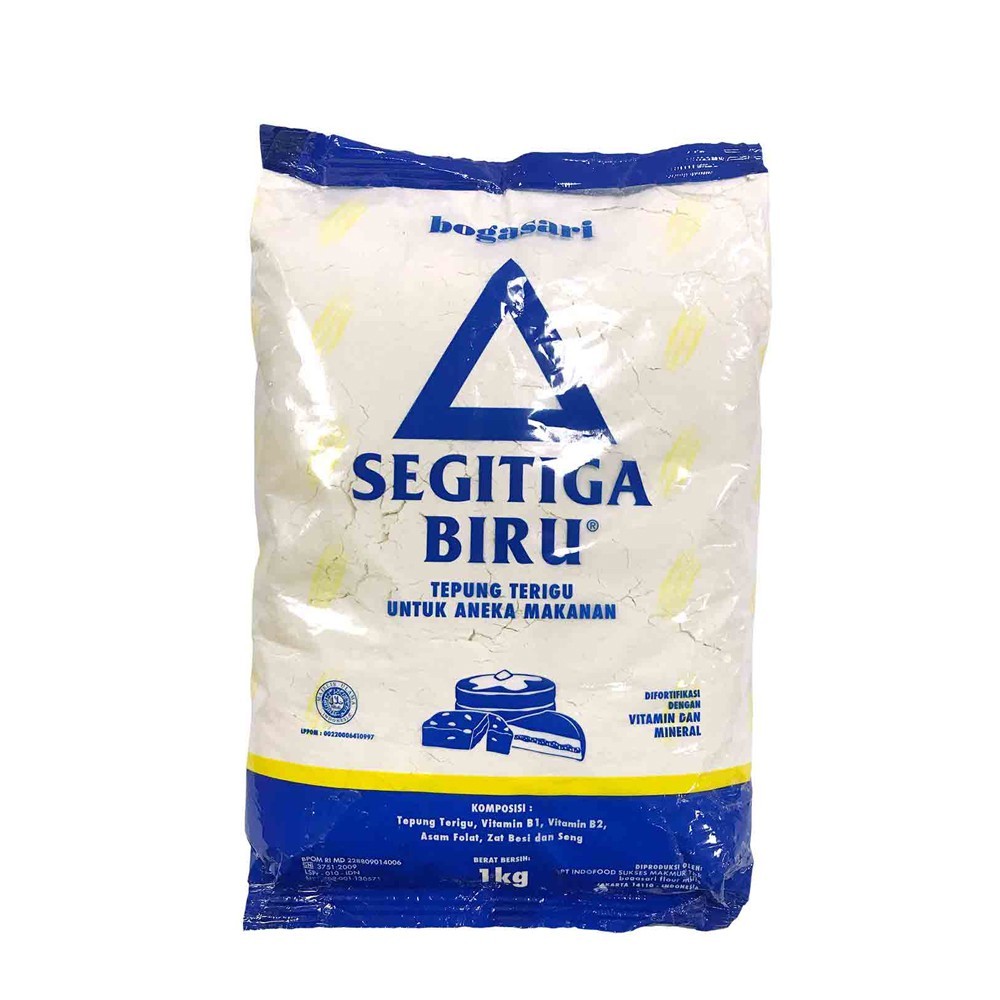 TEPUNG SEGITIGA BIRU 1 KG GROSIR 1 DUS