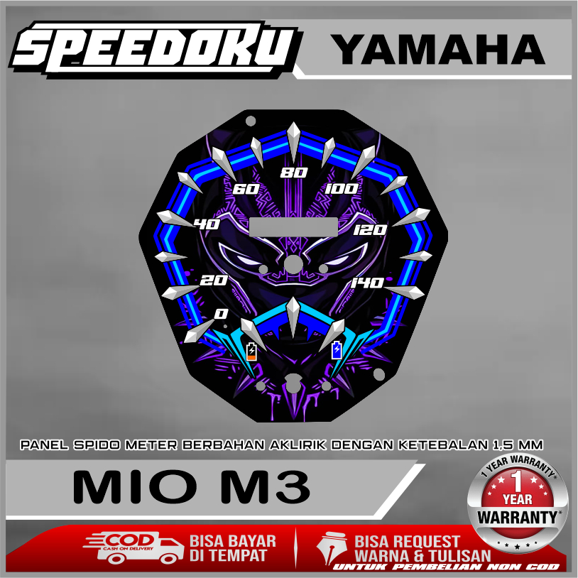 PAPAN SPEEDOMETER CUSTOM YAMAHA MIO M3