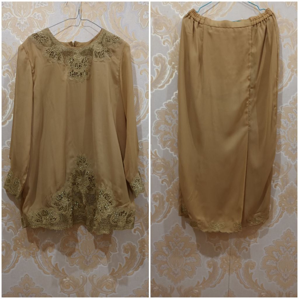 setelan rok baju kurung bordir