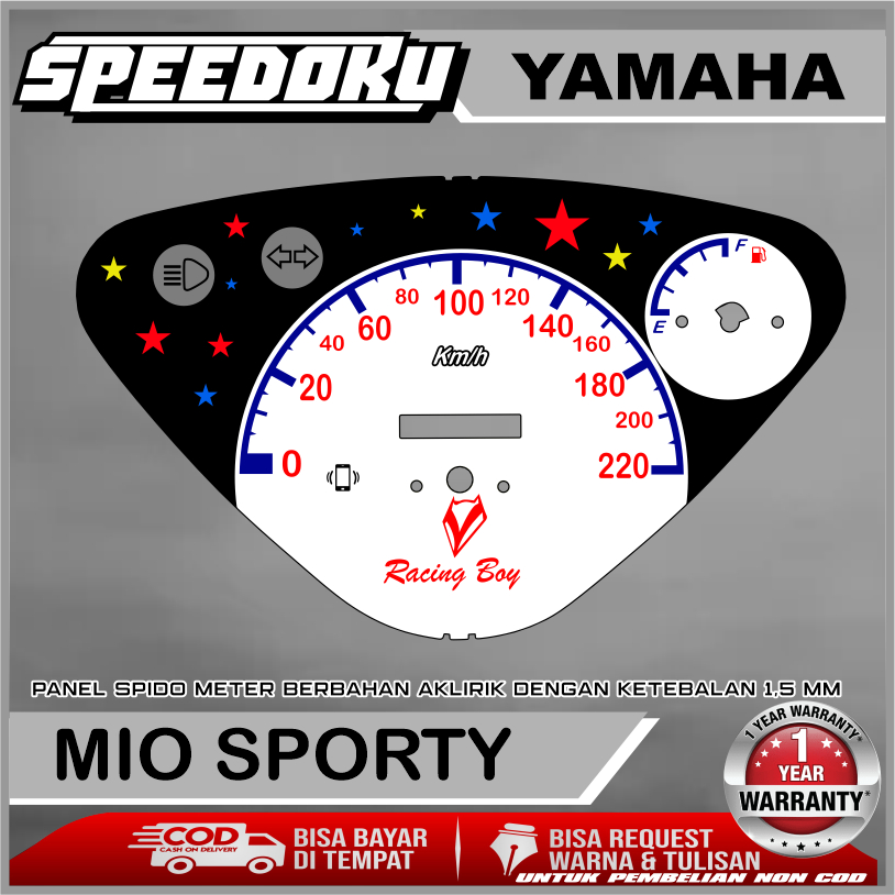 PAPAN SPEEDOMETER CUSTOM YAMAHA MIO SPORTY