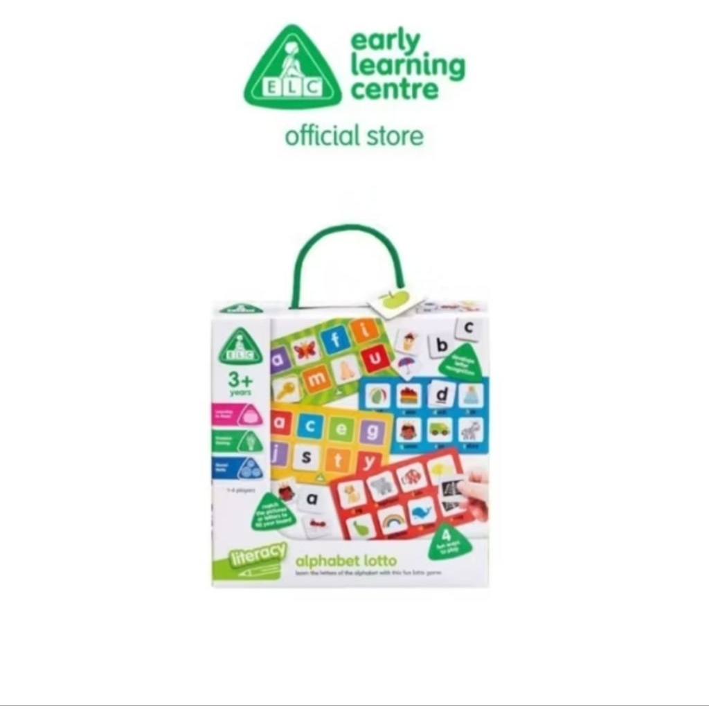 ELC Alphabet Lotto flash card mainan anak
