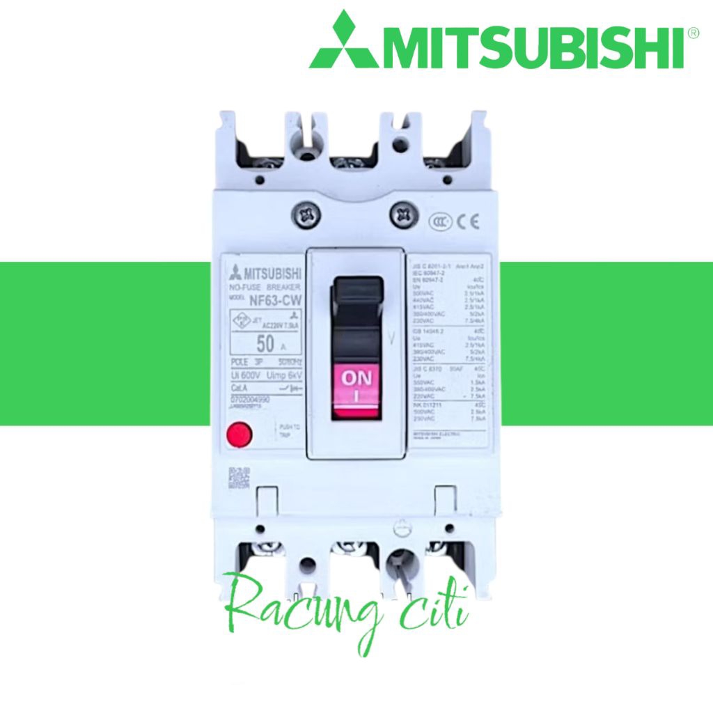MCCB MITSUBISHI NF63-CW 63A ORIGINAL