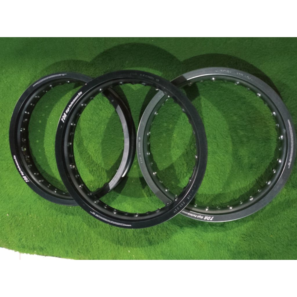 velg TDR ring 14 185 hitam biru