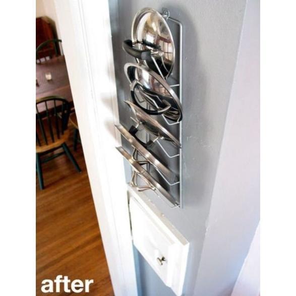 RAK TUTUP PANCI GANTUNG NEMPEL DINDING / RAK PIRING