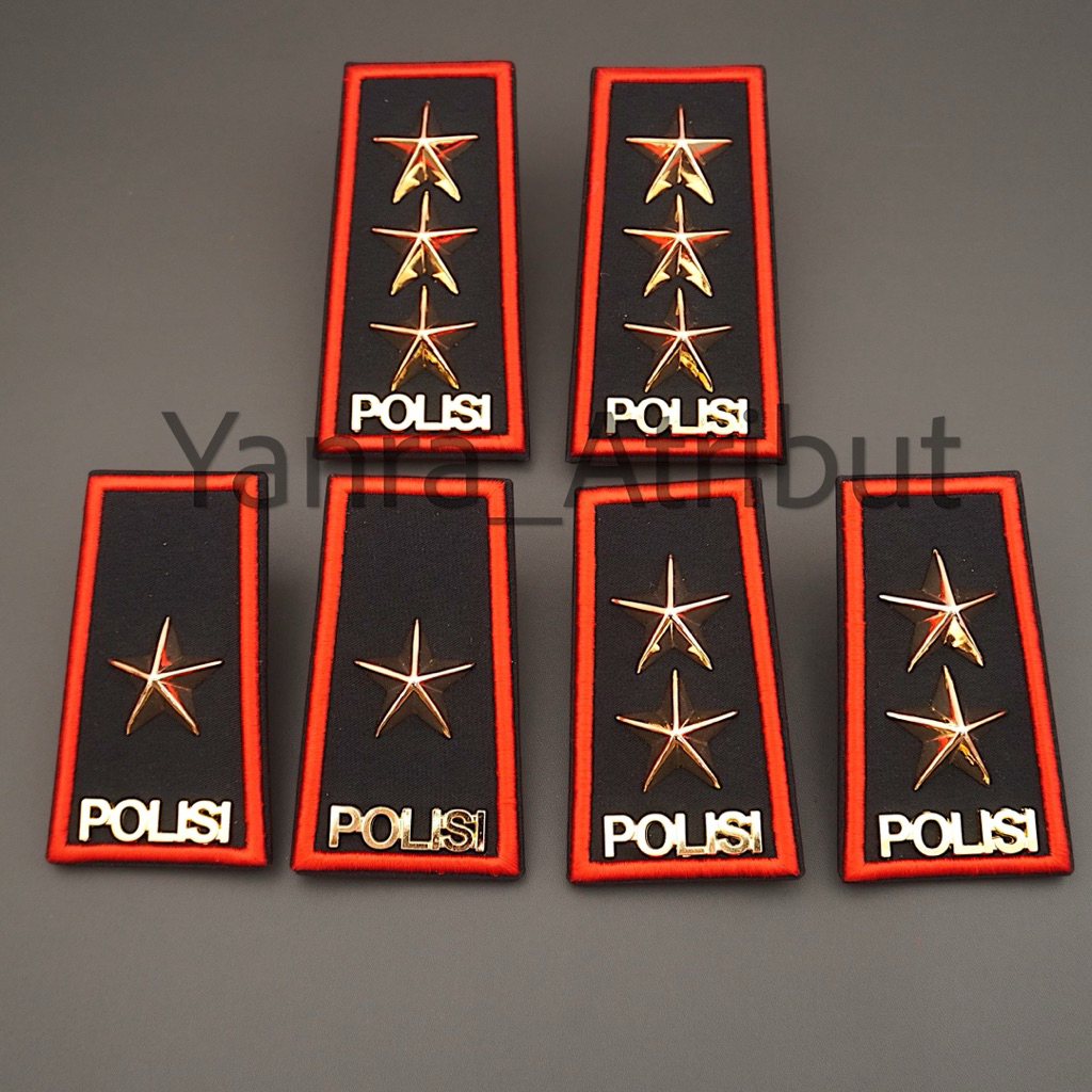 Pangkat Irjen Pdh / Pangkat Brigjen Pdh / Pangkat Komjen Jendral Polisi Pd Polri kain Premium