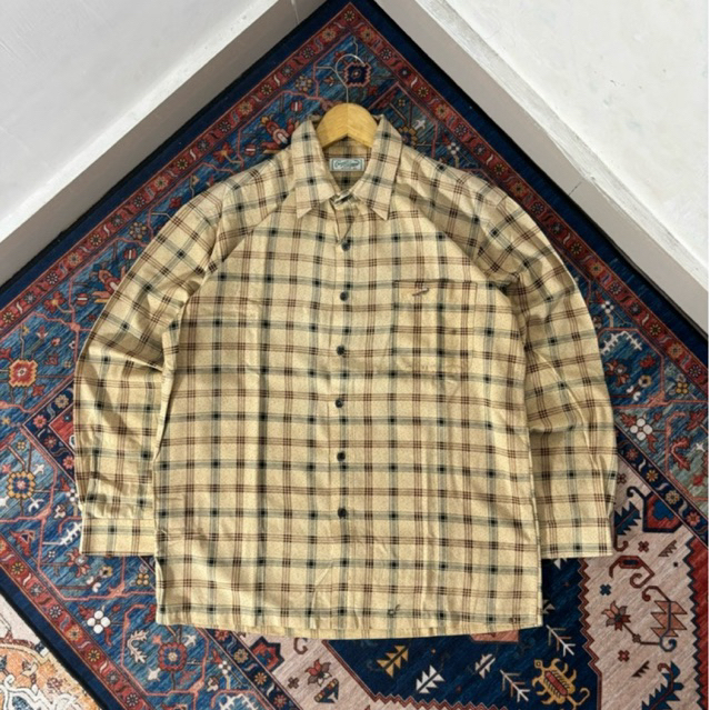 Kemeja Panjang Kotak Crocodile Second