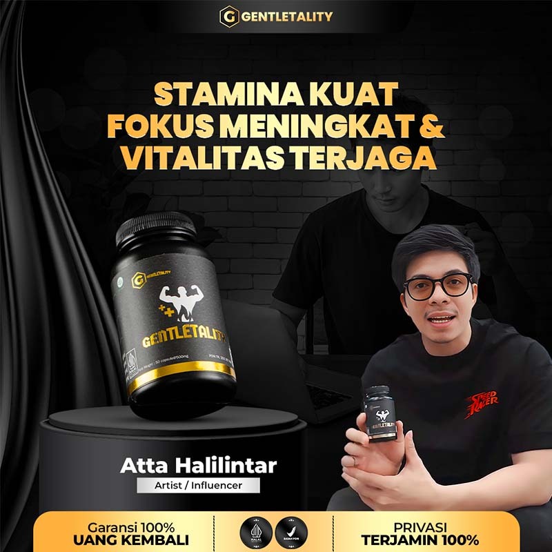 GENTLETALITY - Kapsul Herbal Penambah Stamina & Vitalitas Pria