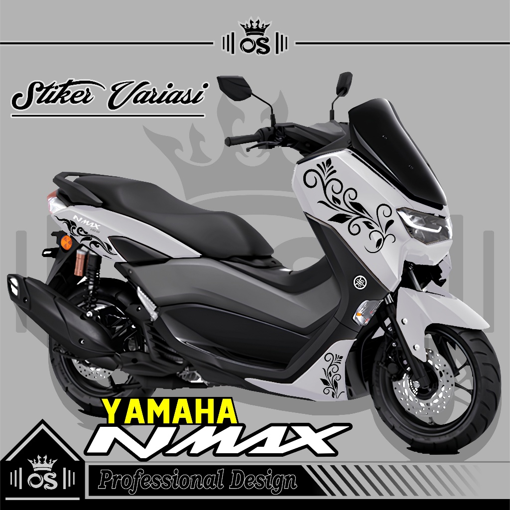 STRIPING NMAX NEW 2020-2024 / MTF 6 / CUTTING STIKER NMAX NEW /  STICKER YAMAHA NMAX  / SIMPLE