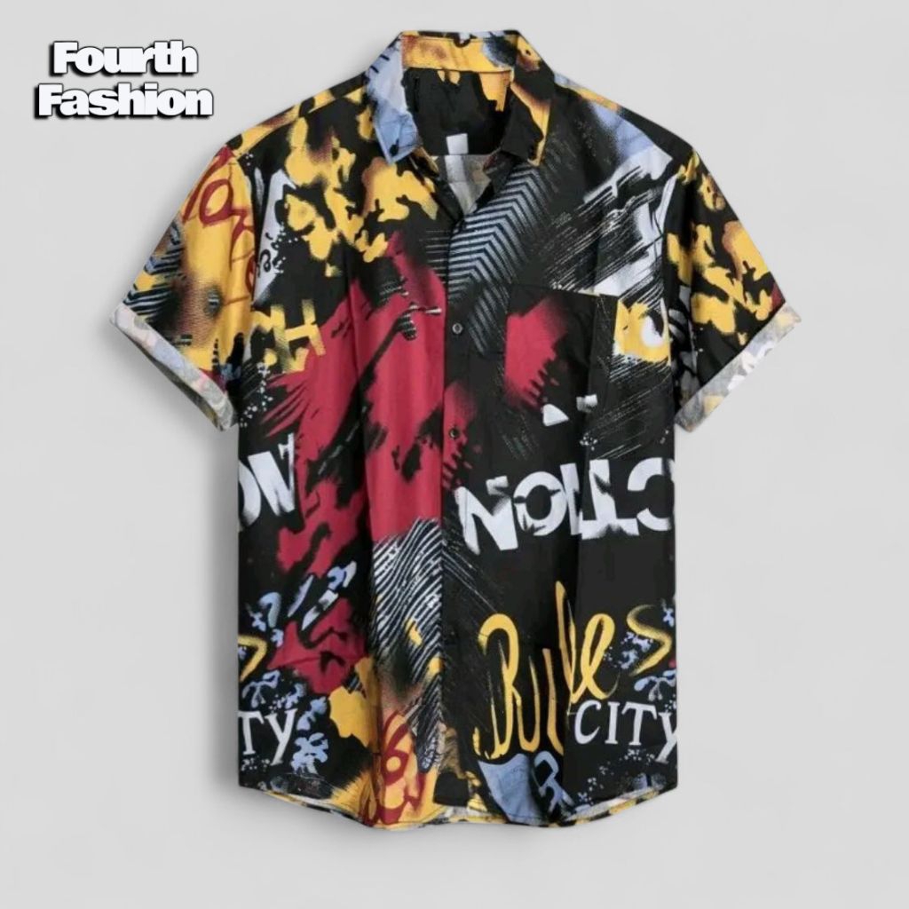 KEMEJA MOTIF SURFING PRIA DAN WANITA TERBARU KEMEJA MOTIF HAWAI DISTRO PRIA WANITA TERLENGKAP KEMEJA