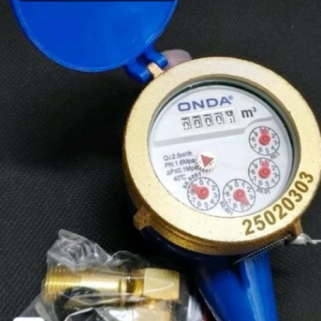 Meteran Air Bersih Onda 1/2 inch