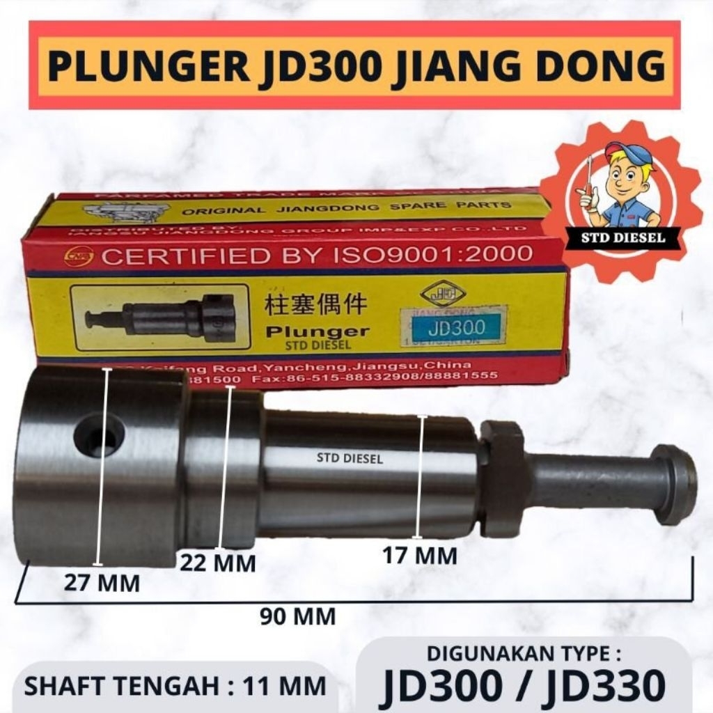 plunger mesin diesel jiangdong 300 ORIGINAL / Plunyer JD300 ASLI