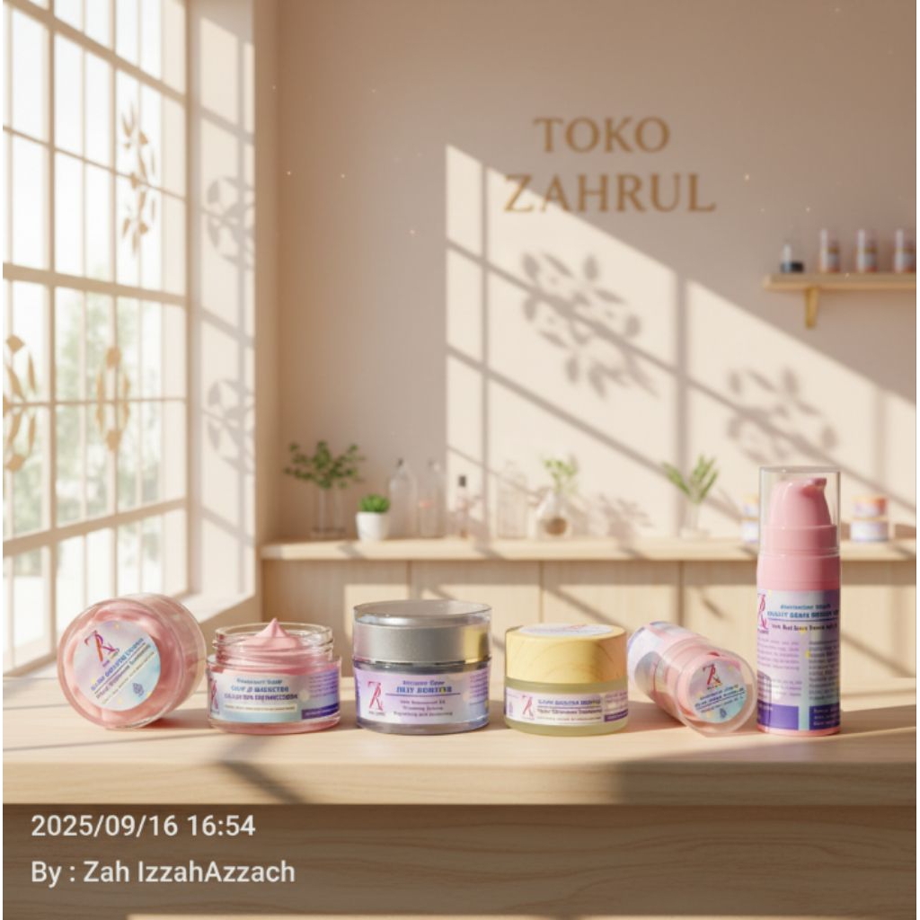 ZR SKIN EXPERT Set 4in1 || ZR Skin Expert ecer/satuan | ZR Sunscreen 15ml | ZR Jelly Booster 10ml | 