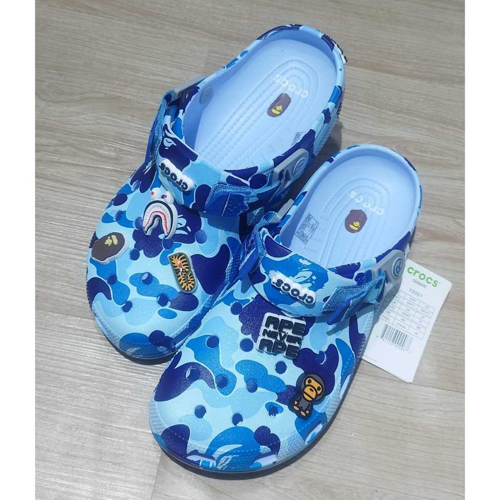CROCS X BAPE - FREE JIBBITZ