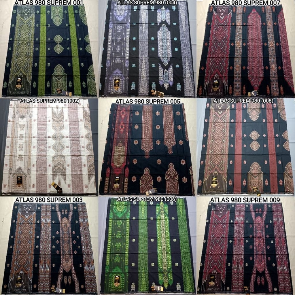 SARUNG ATLAS SUPREM 980 ORIGINAL - SARUNG ATLAS SUPER PREMIUM 980 GOLD