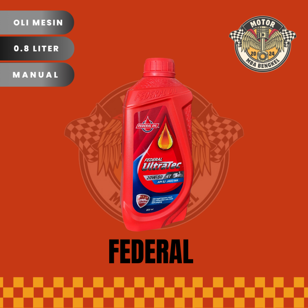 Oli Federal Ultratec Manual 800ml – RESMI & ORIGINAL