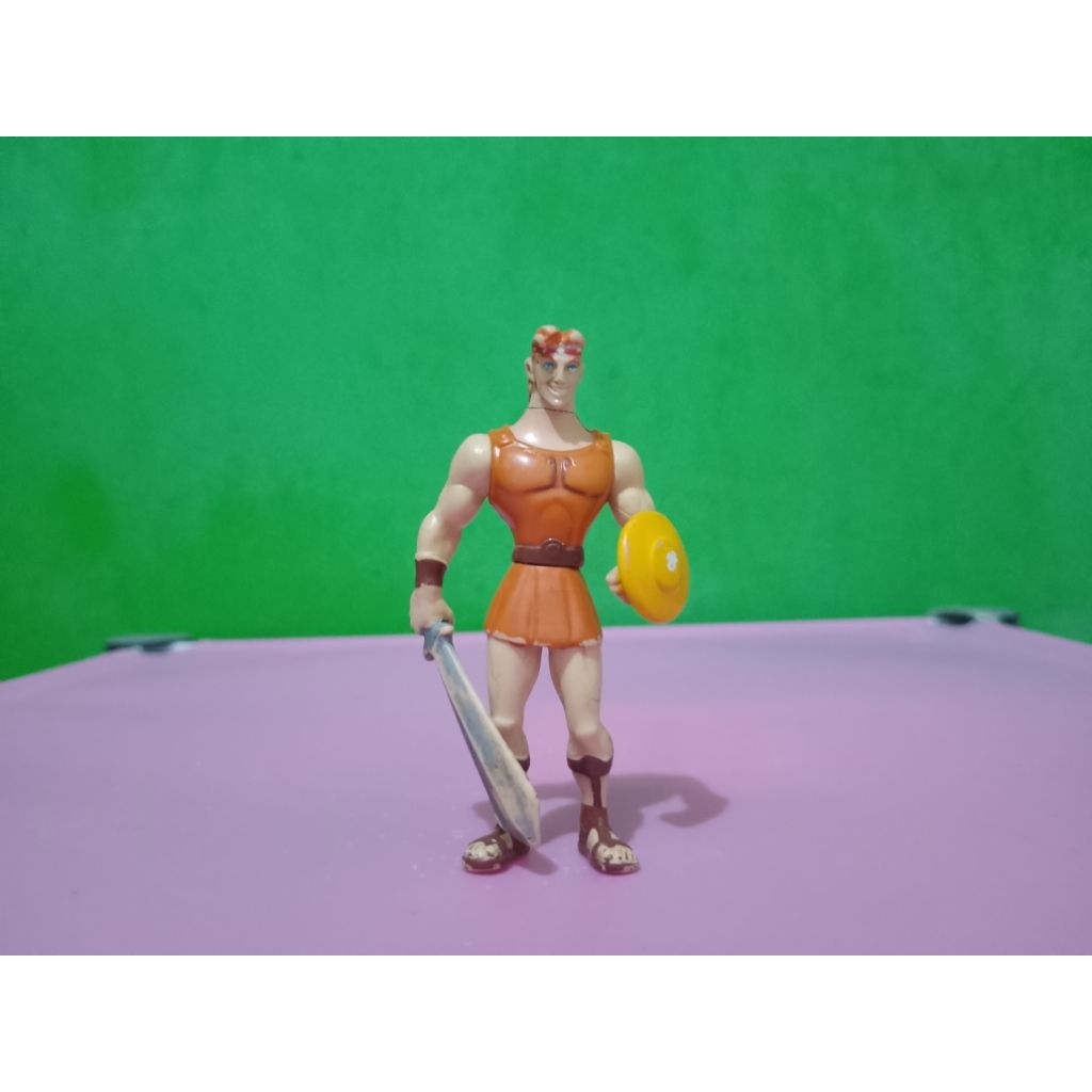 Figure HERCULES Disney Murah Retro Vintage Rare Koleksi Mainan Anak Anak Nostalgia Jadul Anime