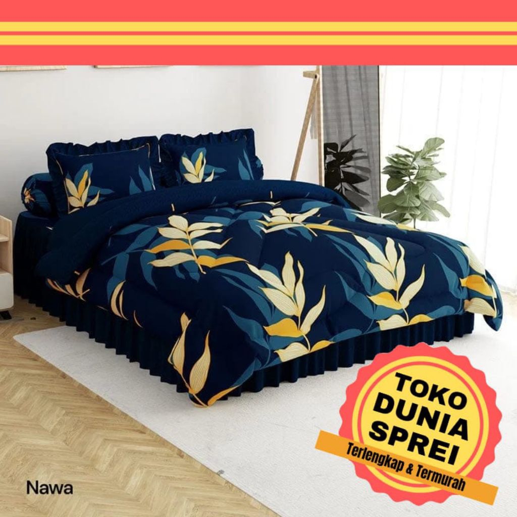 Sprei California 180x200 motif Nawa