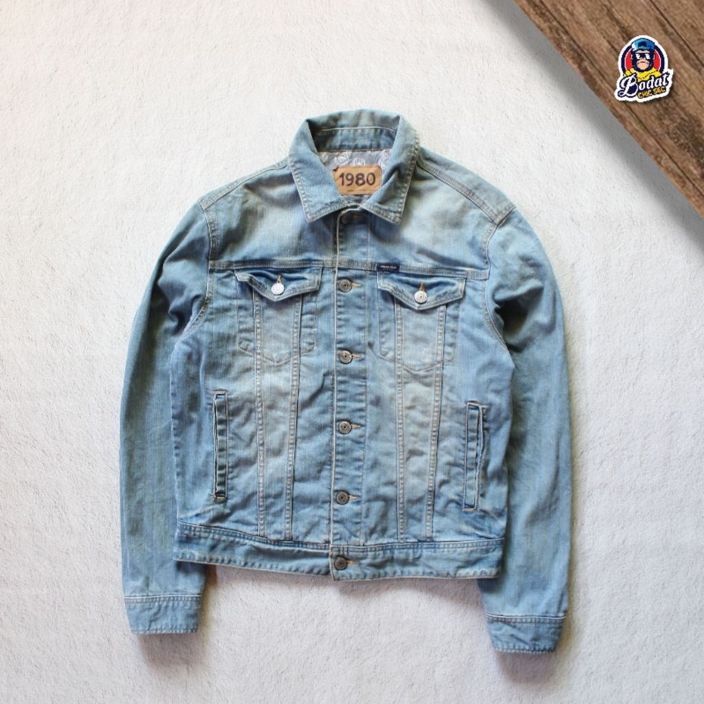 Jaket Jeans Trucker Indigo Spao
