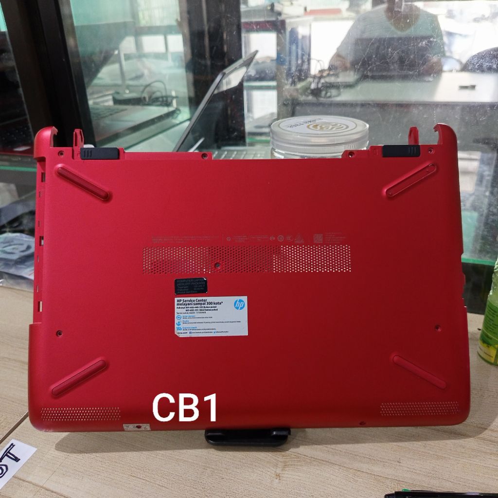 [ MERAH ] Casing Bawah HP 14-bw HP 14-bs HP 240 G6 Normal Tested Seken Original [ bottomcase cover b