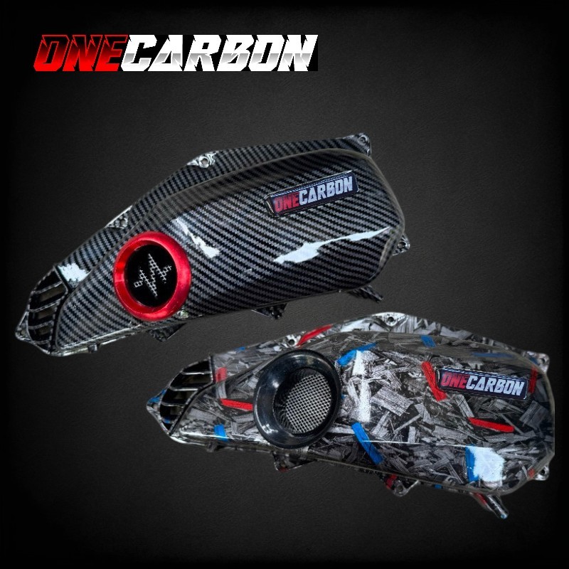 CORONG UDARA TUTUP FILTER VARIO 125 CARBON CORONG DONAT KZR CARBON corong udara carbon KZR tutup fil