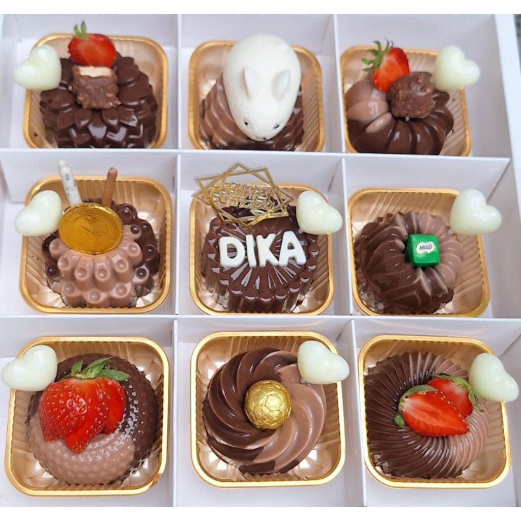 Puding Susu mini / puding ulang tahun / hampers puding / cake ultah