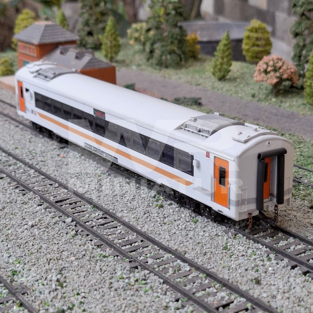 Miniatur Kereta Api Indonesia Gerbong/Kereta Penumpang Ekonomi New Image Skala 80 High Detail