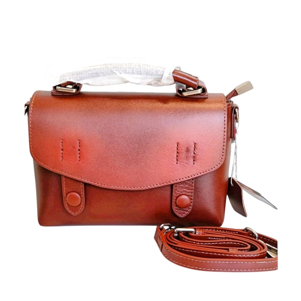 Tas Pesta Wanita Kulit Sapi Asli Full Up