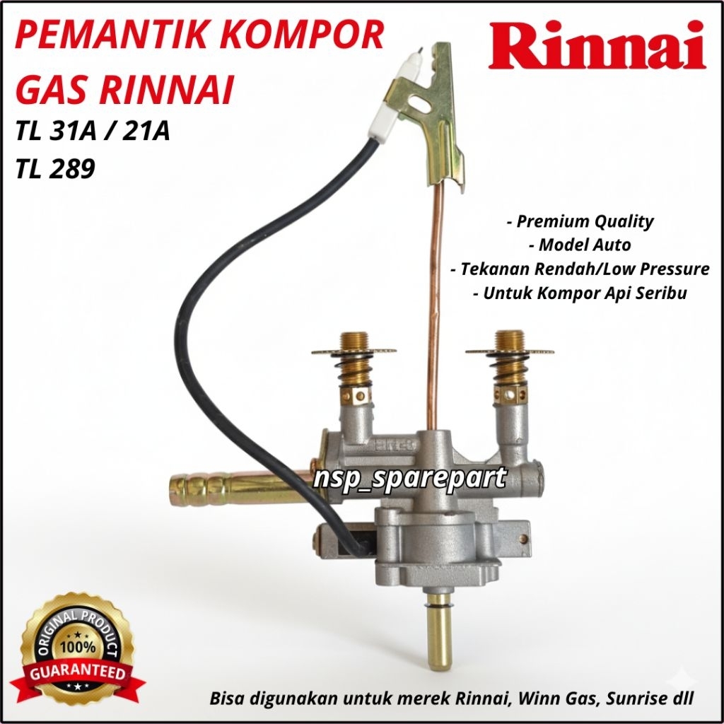 MESIN PEMANTIK KOMPOR API SERIBU TL 31A TL 21A RINNAI SUNRISE