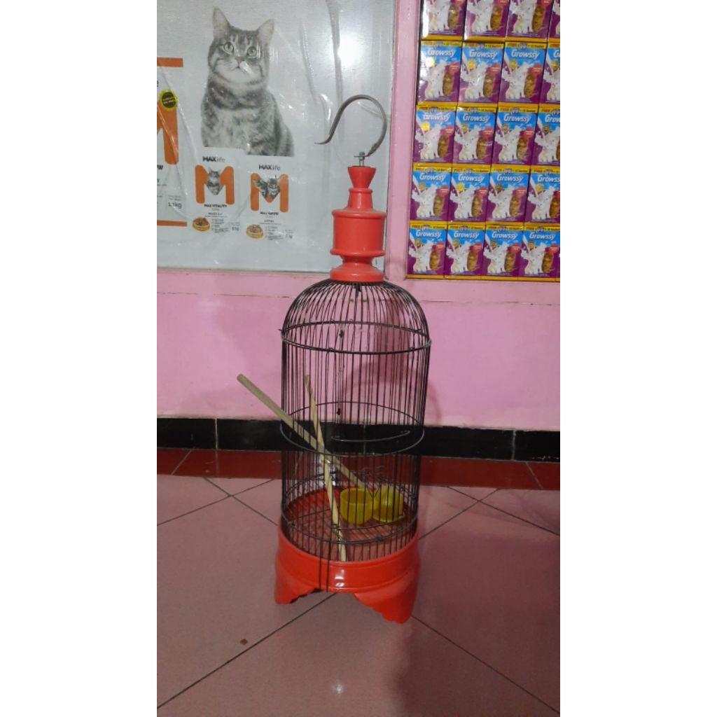 Sangkar burung heloped tebok pvc murah