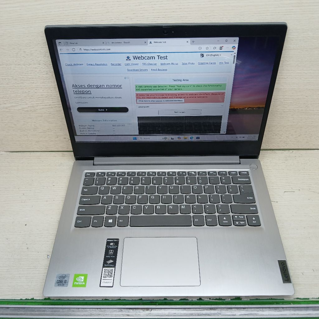 [DISKON] LENOVO IDEAPAD 3 14IML05 INTEL CORE i3-10110U MX130 8/512