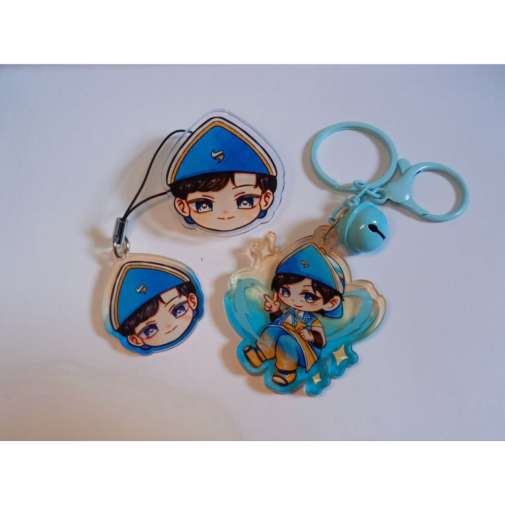 Boboiboy Sopan Fanmerch | Gantungan Kunci Keychain | Phonestrap | Paperclip