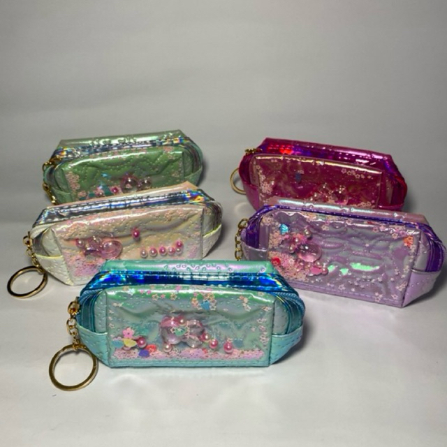 Dompet Koin Kombinasi Mika dompet koin lucu Gantungan kunci dompet gantungan tas