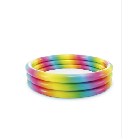 Intex Rainbow Ombre Pool Anak Jumbo 500L Vinyl / Kolam Wild Geometry 147Cm 58439