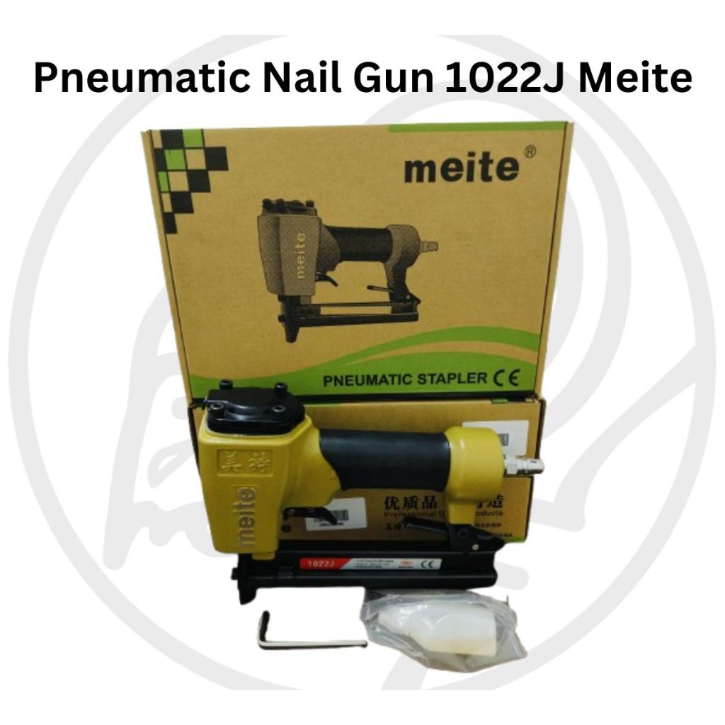 Meite Pneumatic Nail Gun 1022J Alat Tembak Paku Staples Angin 1022J Meite Air Nailer Gun Meite 1022J