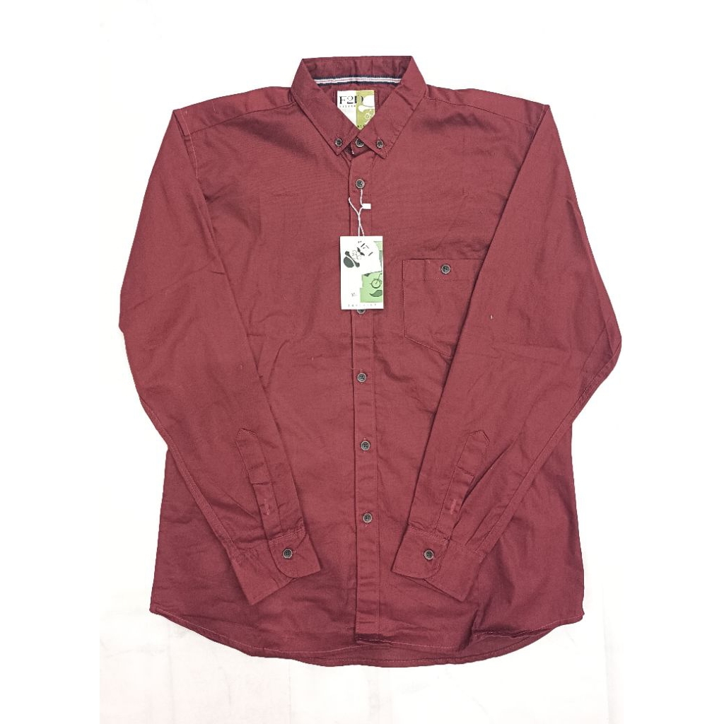 Kemeja F2D Lengan Panjang Pria | Kemeja Kerja | Kemeja Formal | Kemeja F2D Distro