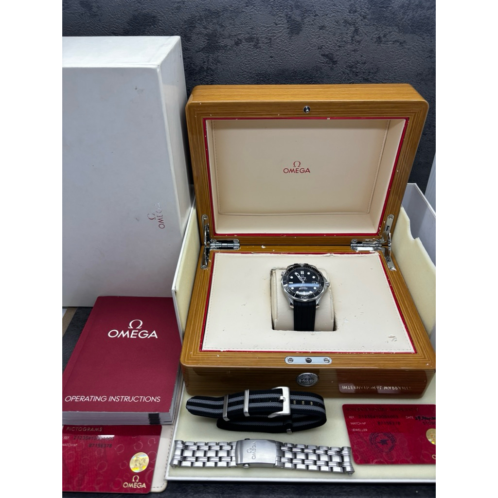 Jam Tangan Omega Seamaster Divers Professional Black Automatic Watch 41mm