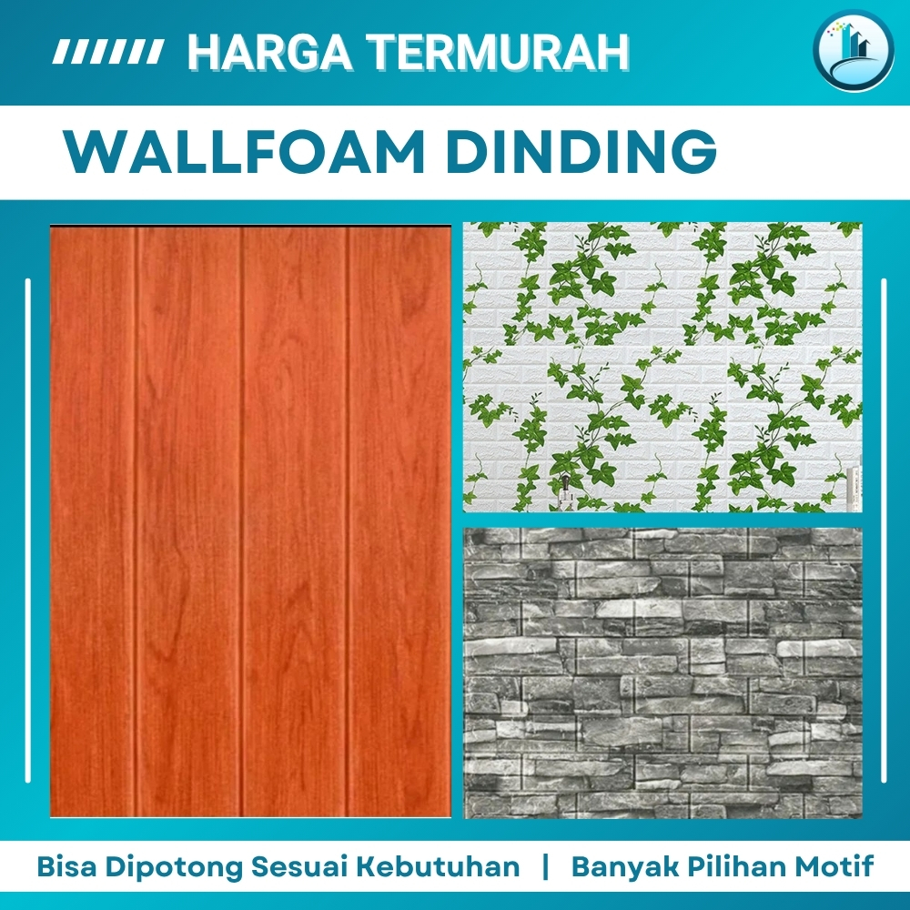 WallFoam 3D Motif Kayu Wall Foam Kayu Foam Dinding 3D Wall Foam Dinding Motif Kayu