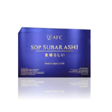 ecer 5 saset – SOP SUBARASHI GOLD Bantu Regenerasi Sel Tubuh