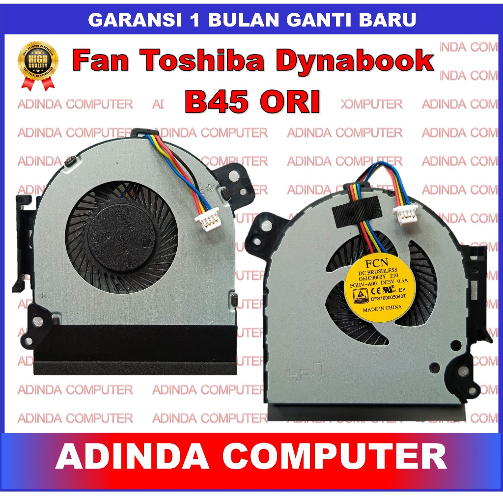 Fan Toshiba dynabook B45 B55 B65 B75 T45 T55 T65 G61C0002Y 210