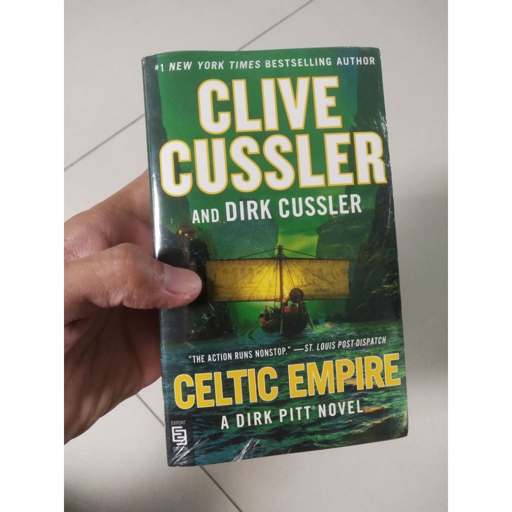 (New)(Broken Sealed) Celtic Empire by Clive Cussler And Drink Cussler