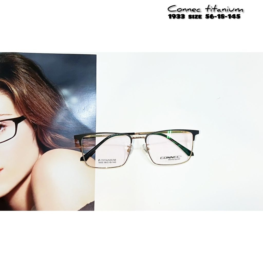 Connec titanium 1933 kacamata pria kacamata bapak2