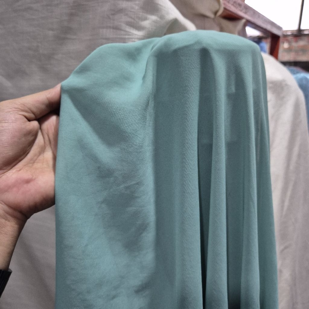 Kain Sifon Ceruty Premium Polos - Kain Sifon Ceruty Garment Polos