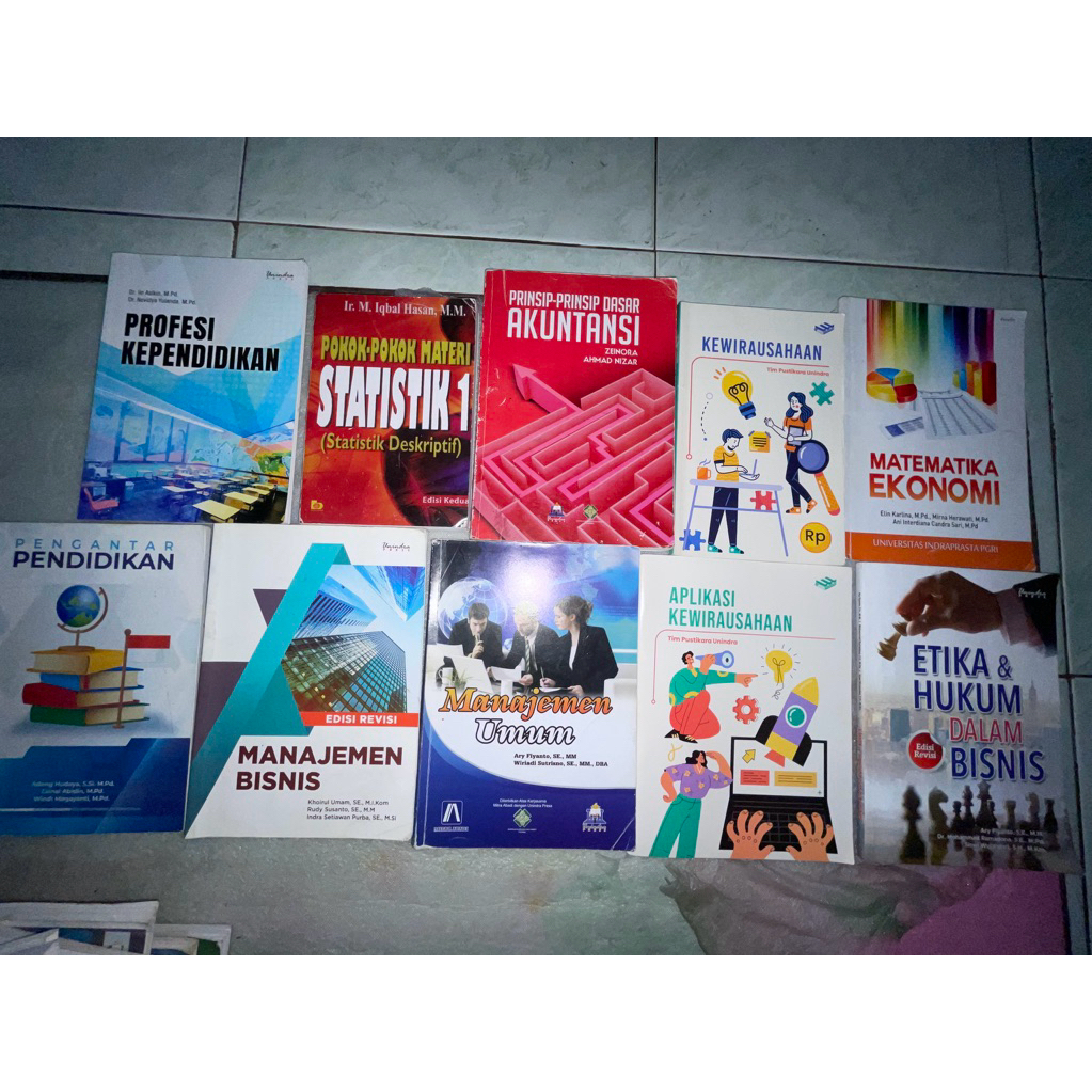 BUKU MATA KULIAH SEMESTER 1-6 UNINDRA
