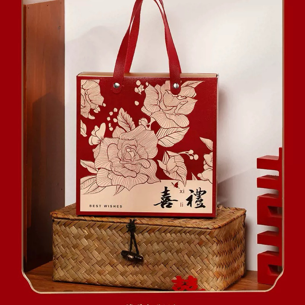 XI518 - kotak souvenir wedding - paper bag sangjit - paperbag souvenir- box sangjit - tea pai