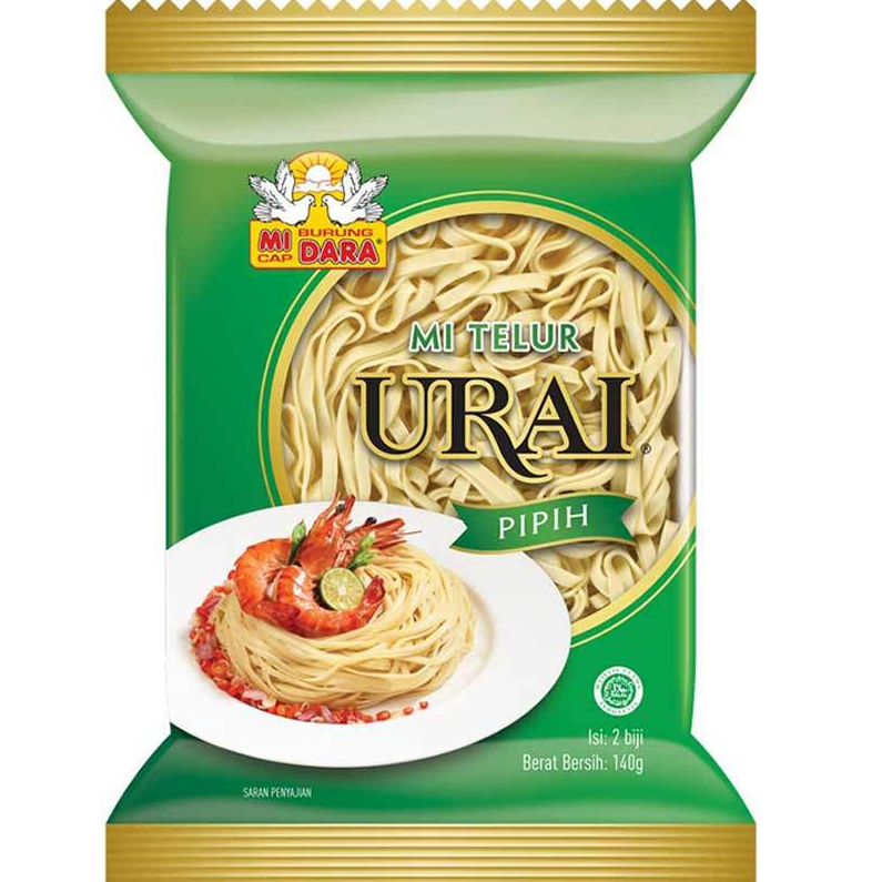 Burung Dara Mie Telur Urai Pipih