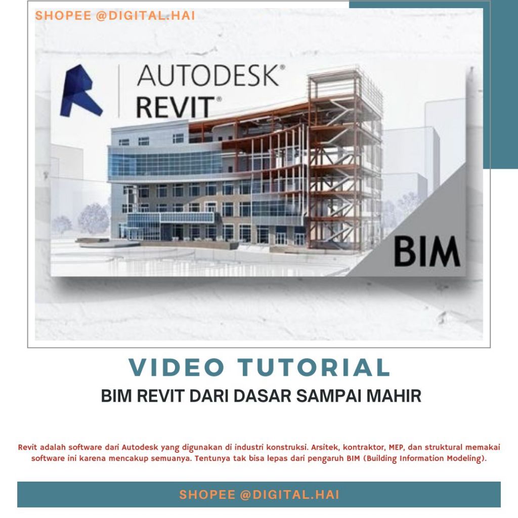 TUTORIAL BIM REVIT DARI DASAR SAMPAI MAHIR
