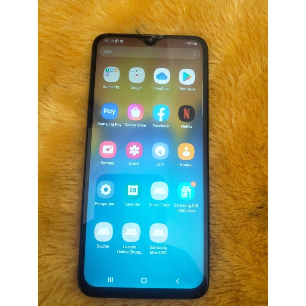 lcd touchscreen samsung a20 a205 ada minusnya