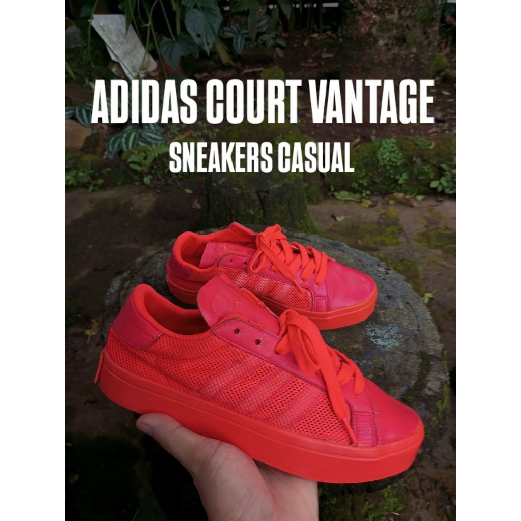 SEPATU KEREN UNISEX CASUAL COURT VANTAGE SNEAKERS PRIA/UNISEX SECOND PRELOVED