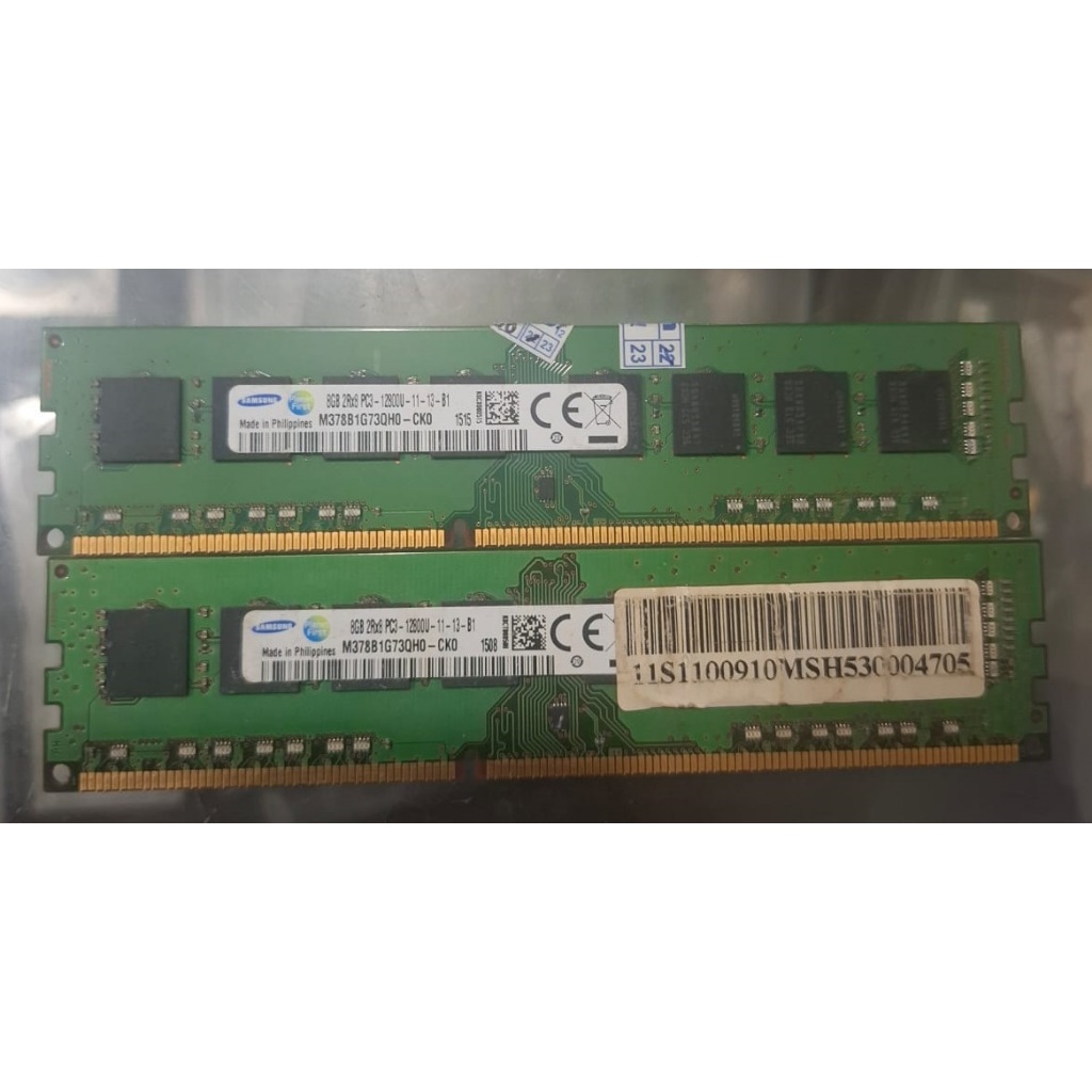 Memory PC DDR3 2GB 4GB 8GB PC 10600 / 12800 Longdimm Bekas Original 100%